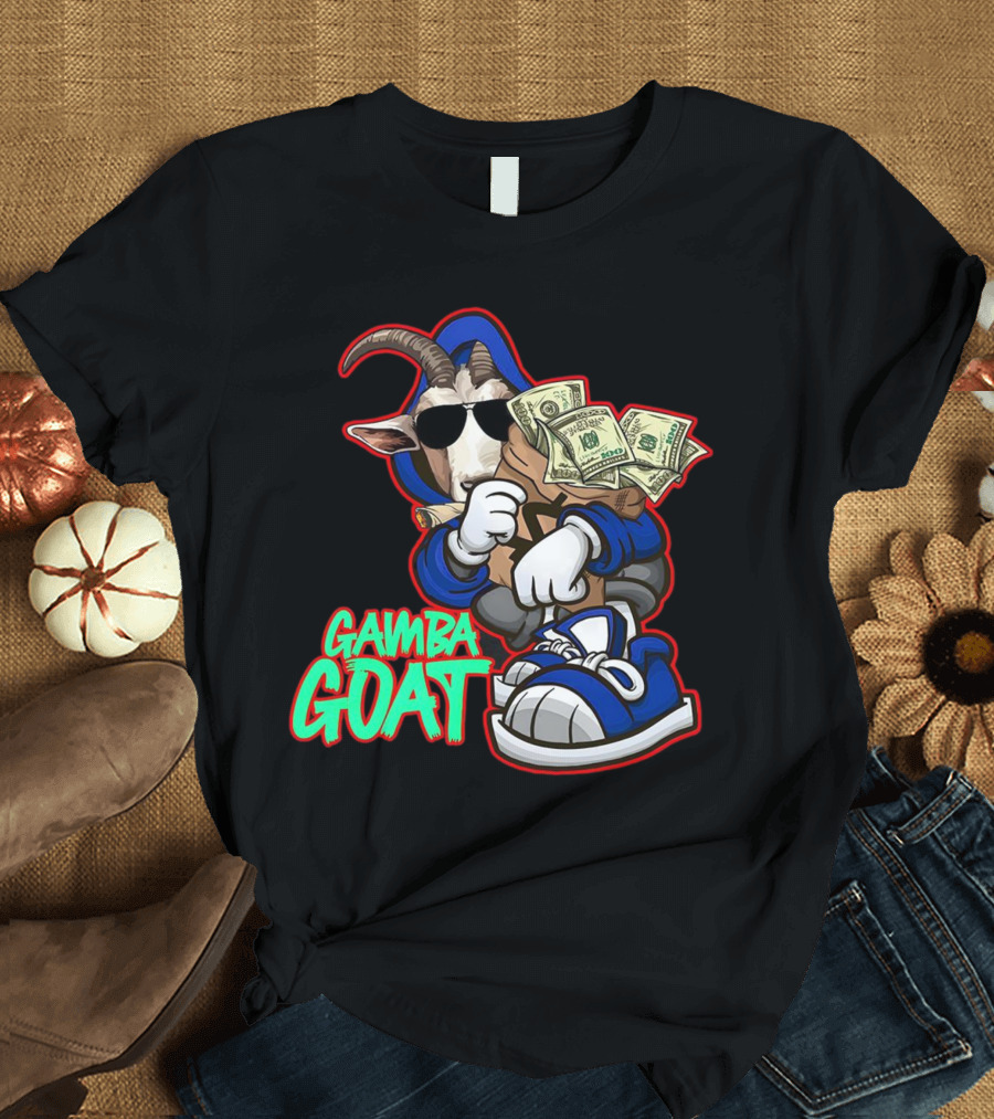 Gamba Goat Hoodie Sunglasses Money Sneakers T-Shirt