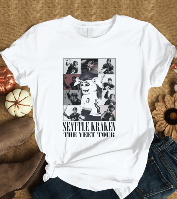 T-Shirt: Seattle Kraken The Yeet Tour Sports Collage T-Shirt Seattle Kraken The Yeet Tour Sports Collage T-Shirt