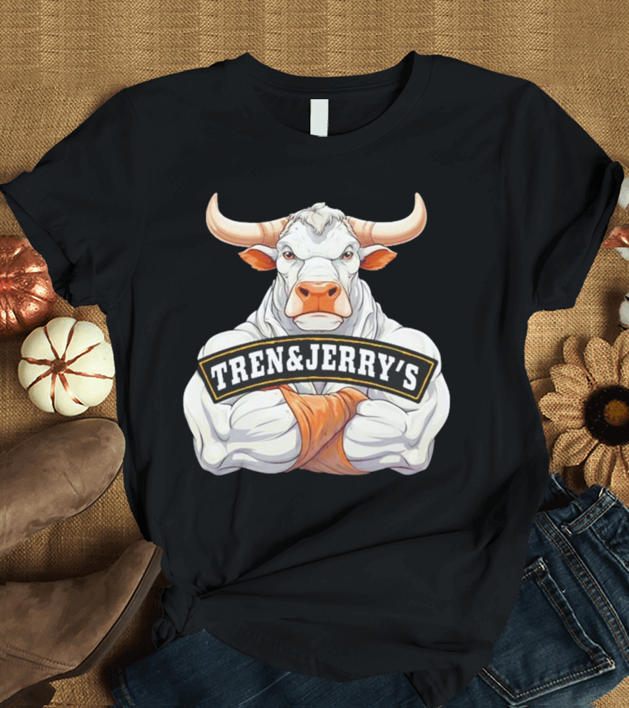 TREN and JERRY'S Bull T-Shirt