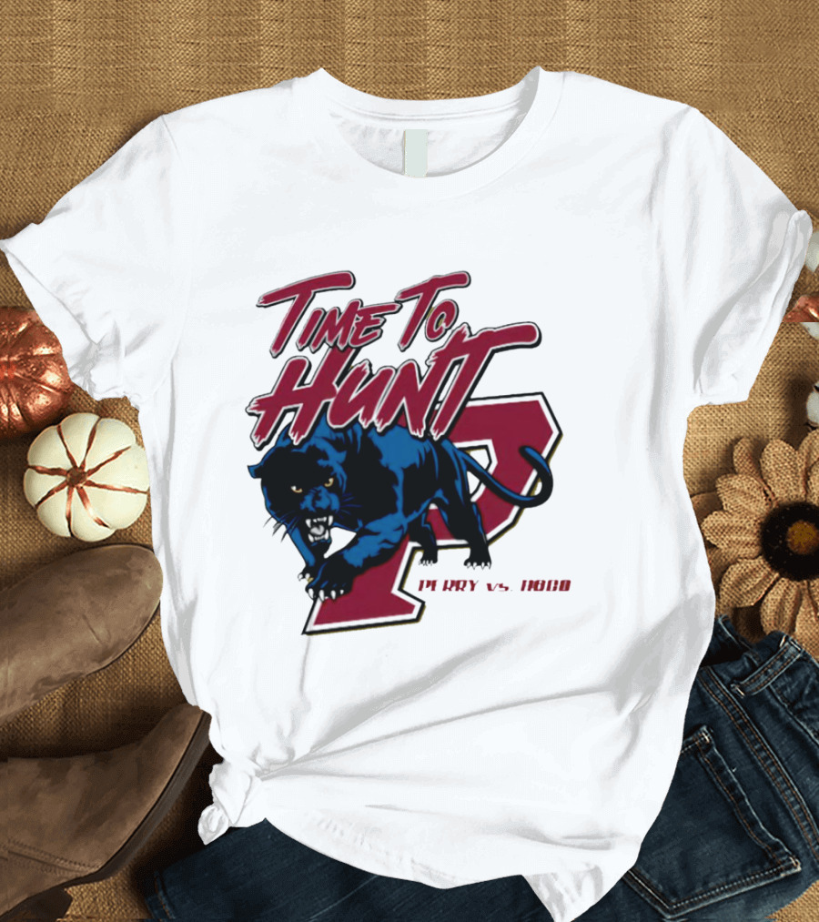 Time To Hunt Perry vs. Hoco Panther Gold Out T-Shirt