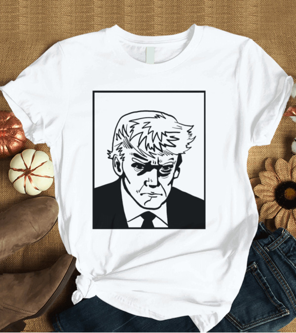 T-Shirt: Trump Shot Stencil T-Shirt Trump Shot Stencil T-Shirt