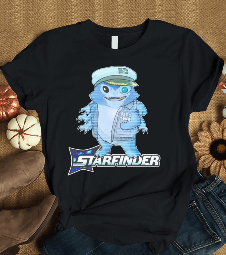 Starfinder Paizo Captain Concierge Character in Uniform T-Shirt