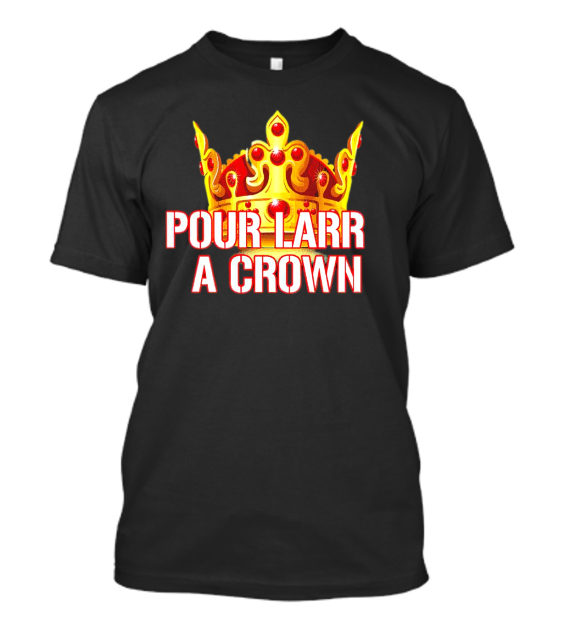 Pour Larr A Crown Atlanta Braves T-Shirt