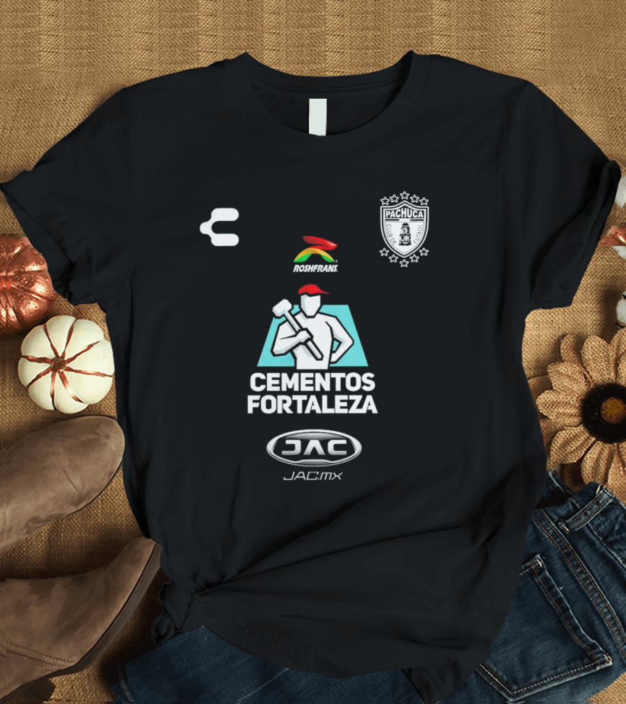 Cementos Fortaleza Roshfrans Pachuca JAC Charly Replica Away T-Shirt