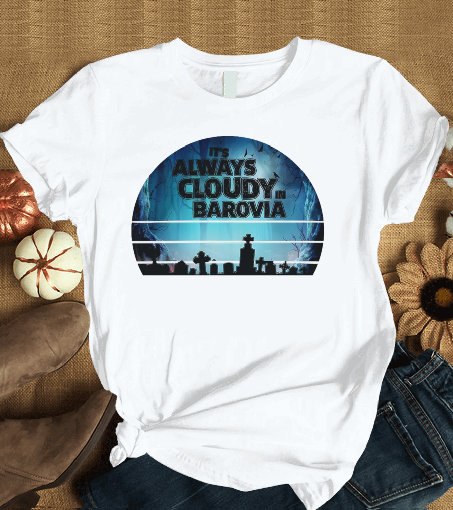 It's Always Cloudy in Barovia Graveyard Scene T-Shirt