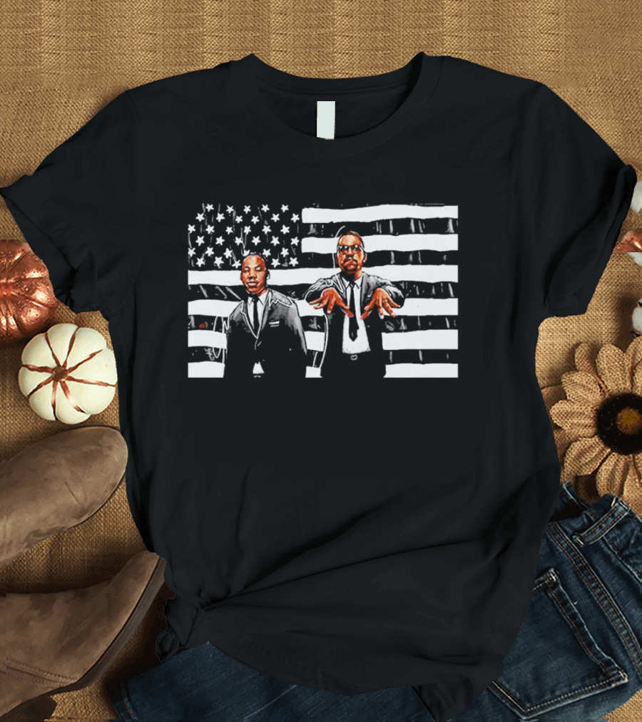 Martin And Malcolm Outcast Stankonia Black and White Stripes T-Shirt