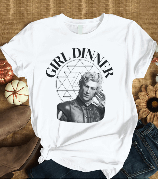 T-Shirt: Girl Dinner Astarion Geometric T-Shirt Girl Dinner Astarion Geometric T-Shirt