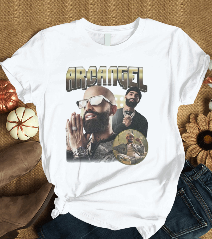 Arcangel Rapper Vintage Style Collage T-Shirt