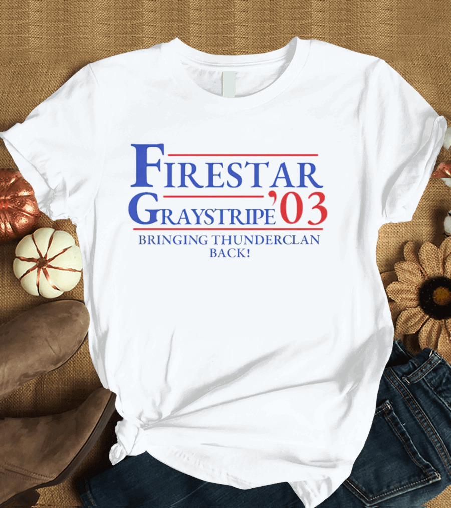 Firestar Graystripe 2003 Bringing ThunderClan Back T-Shirt