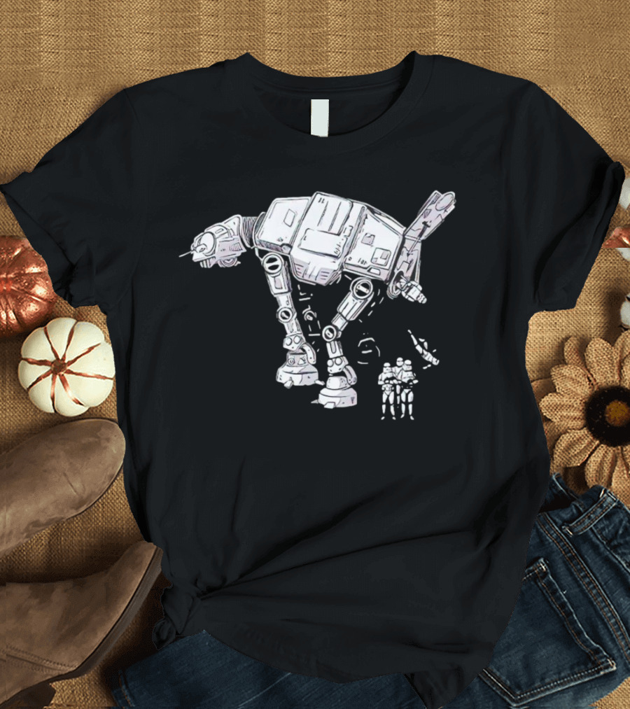Star Wars AT-AT Walker with Stormtroopers T-Shirt