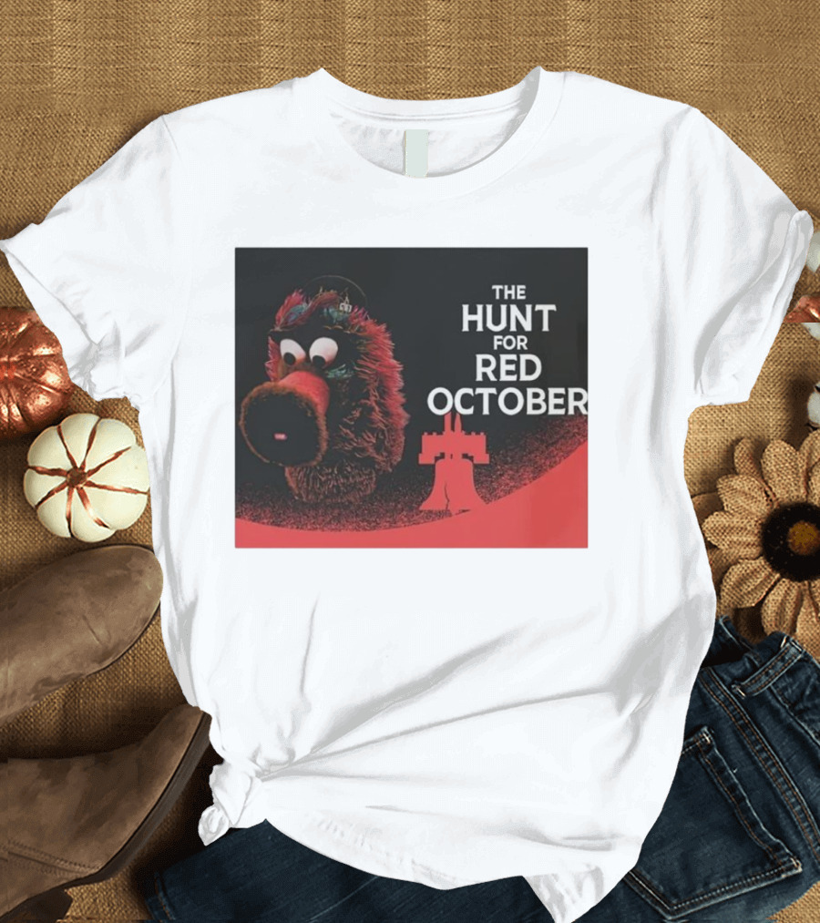 Philadelphia Phillies The Hunt for Red October Phillie Phanatic Fusion T-Shirt