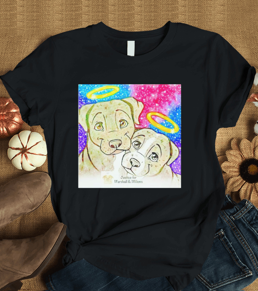 Justice for Marshall and Millions Halo Dogs T-Shirt