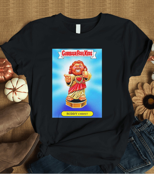 T-Shirt: Garbage Pail Kids Buddy Christ Caricature T-Shirt Garbage Pail Kids Buddy Christ Caricature T-Shirt