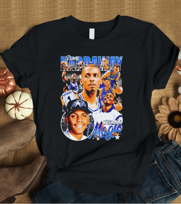 T-Shirt: Penny Hardaway Orlando Magic Basketball T-Shirt Penny Hardaway Orlando Magic Basketball T-Shirt
