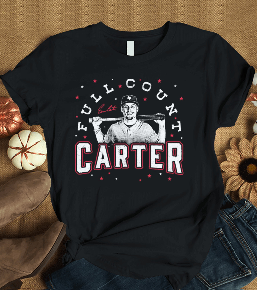 Full Count Evan Carter Texas Rangers Baseball T-Shirt