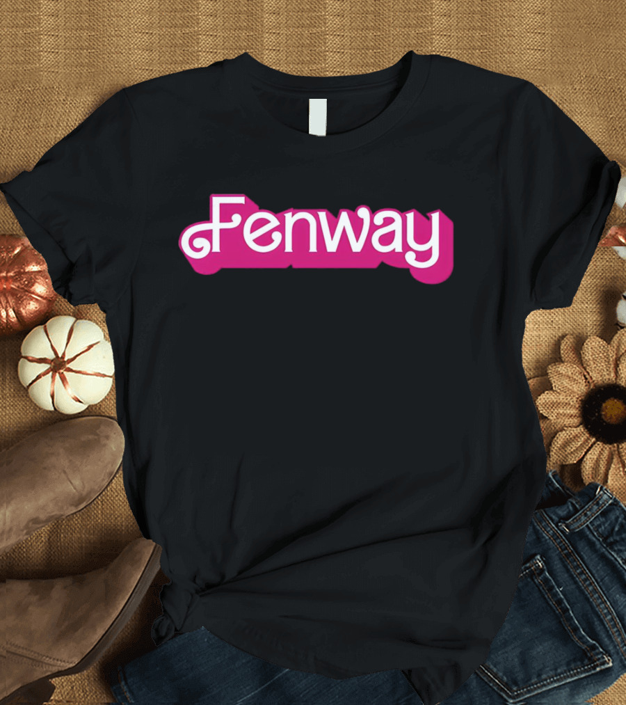 Fenway Barbie Vintage Pink Logo结合 T-Shirt