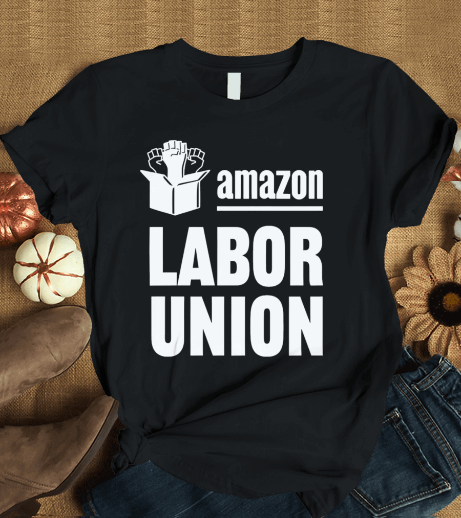 Amazon Labor Union Fists in Box T-Shirt