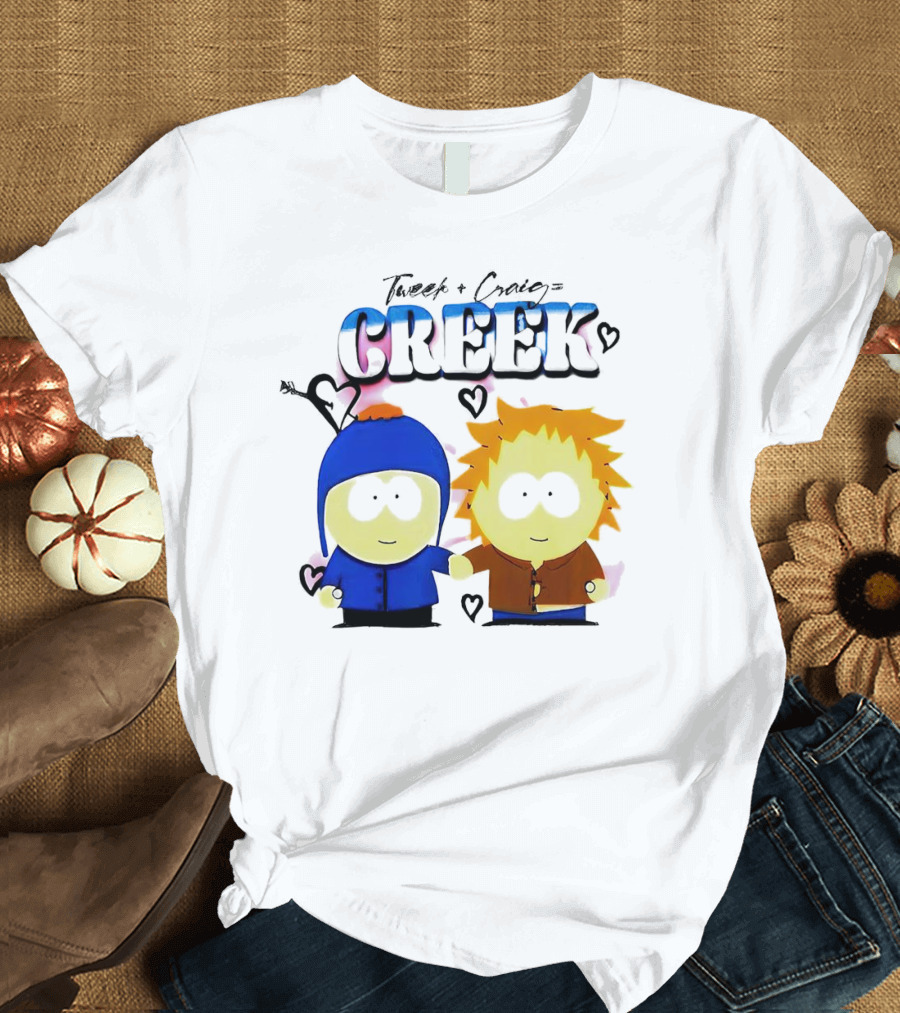 Tweek + Craig = Creek South Park T-Shirt