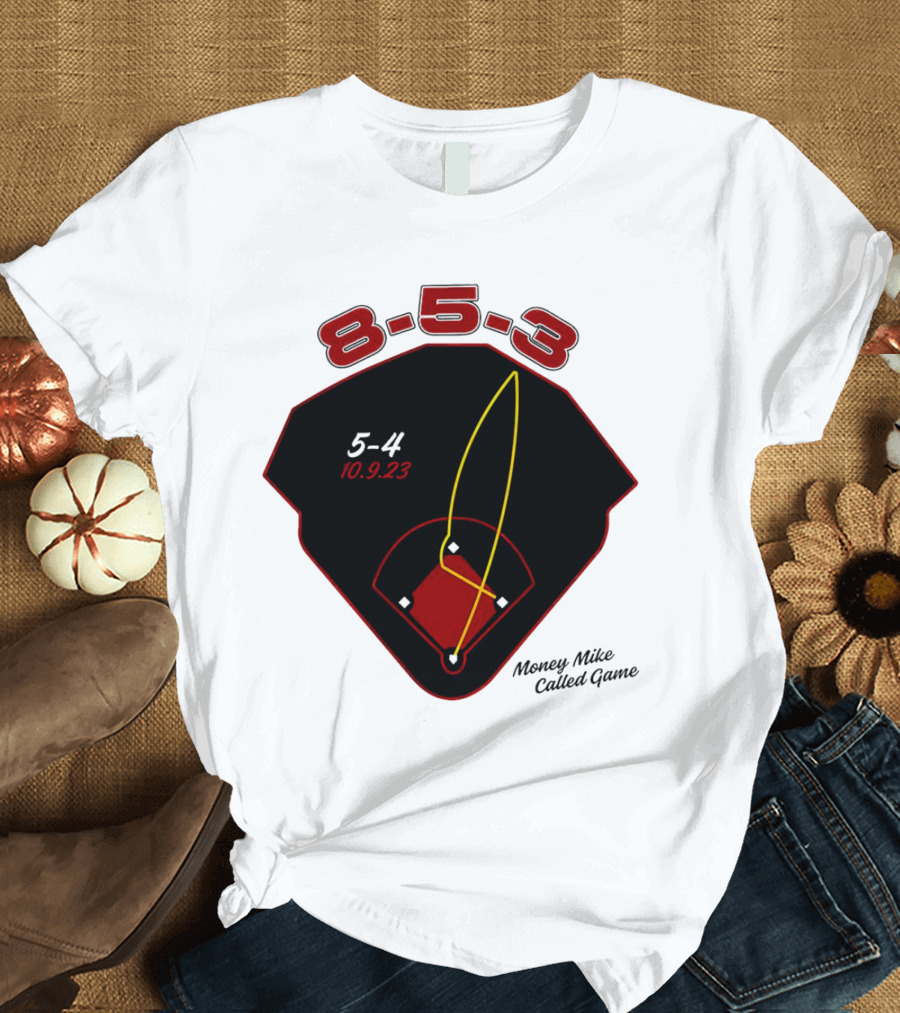Atlanta 8-5-3 Money Mike Called Game 10.9.23 Baseball Playrọutledge T-Shirt