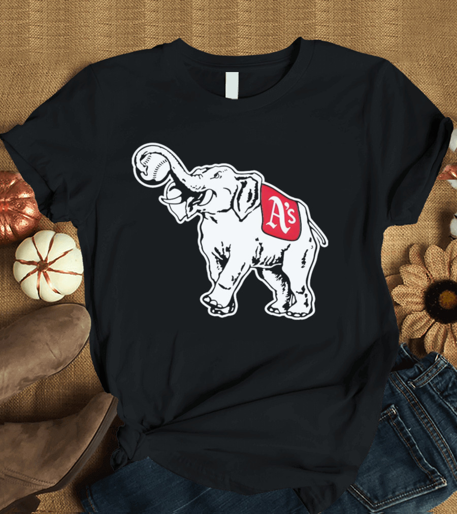 Philadelphia Athletics A's Elephant T-Shirt
