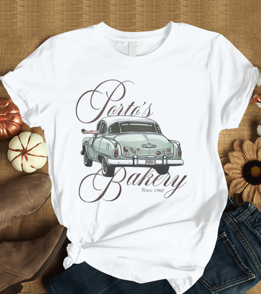 Porto's Bakery Since 1960 Vintage Car T-Shirt