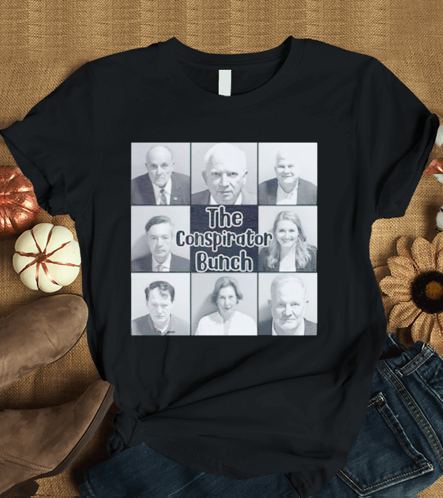 Rudy Giuliani The Conspirator Bunch Parody Grid T-Shirt