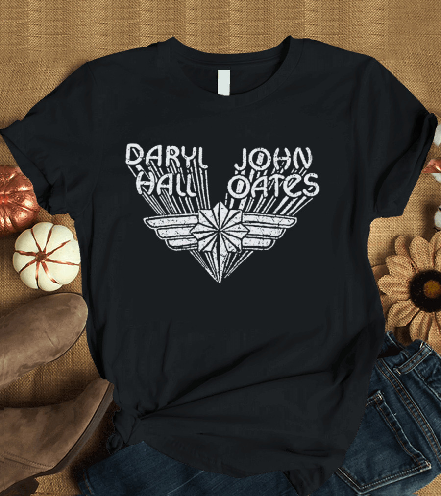 Daryl Hall John Oates Bigger Than Both of Us Concert Winged Star T-Shirt