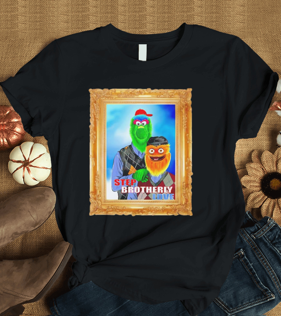Philly Fuzz Brothers Step Brotherly Love Framed T-Shirt