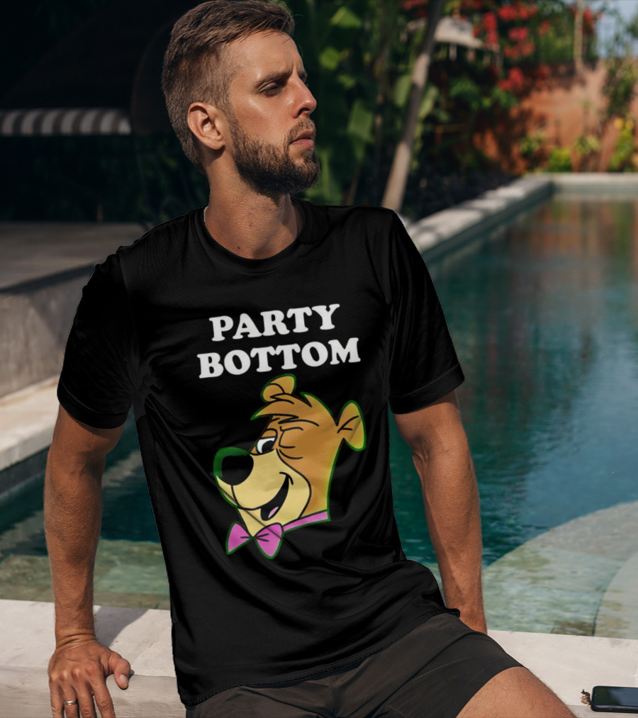 Party Bottom Yogi Bear Retro Bow Tie T-Shirt