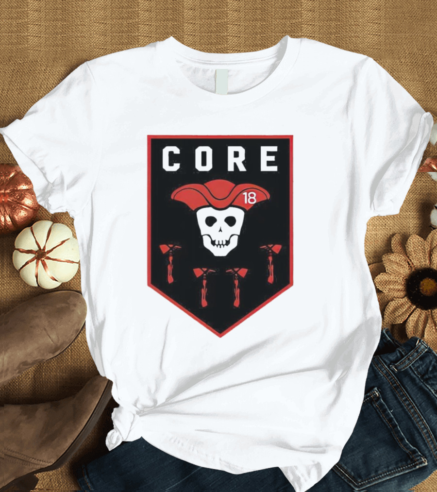 CORE Pirate Skull 18 Emblem T-Shirt