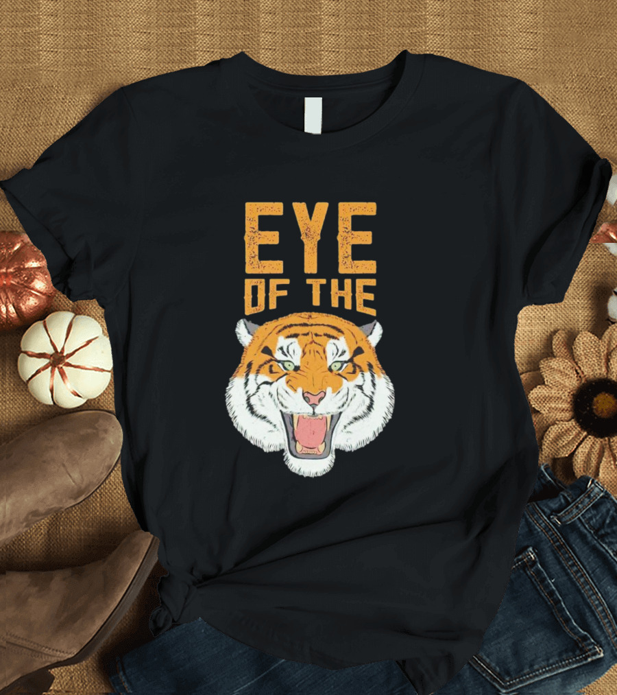 Eye of the Tiger Fierce Roaring Tiger Face T-Shirt