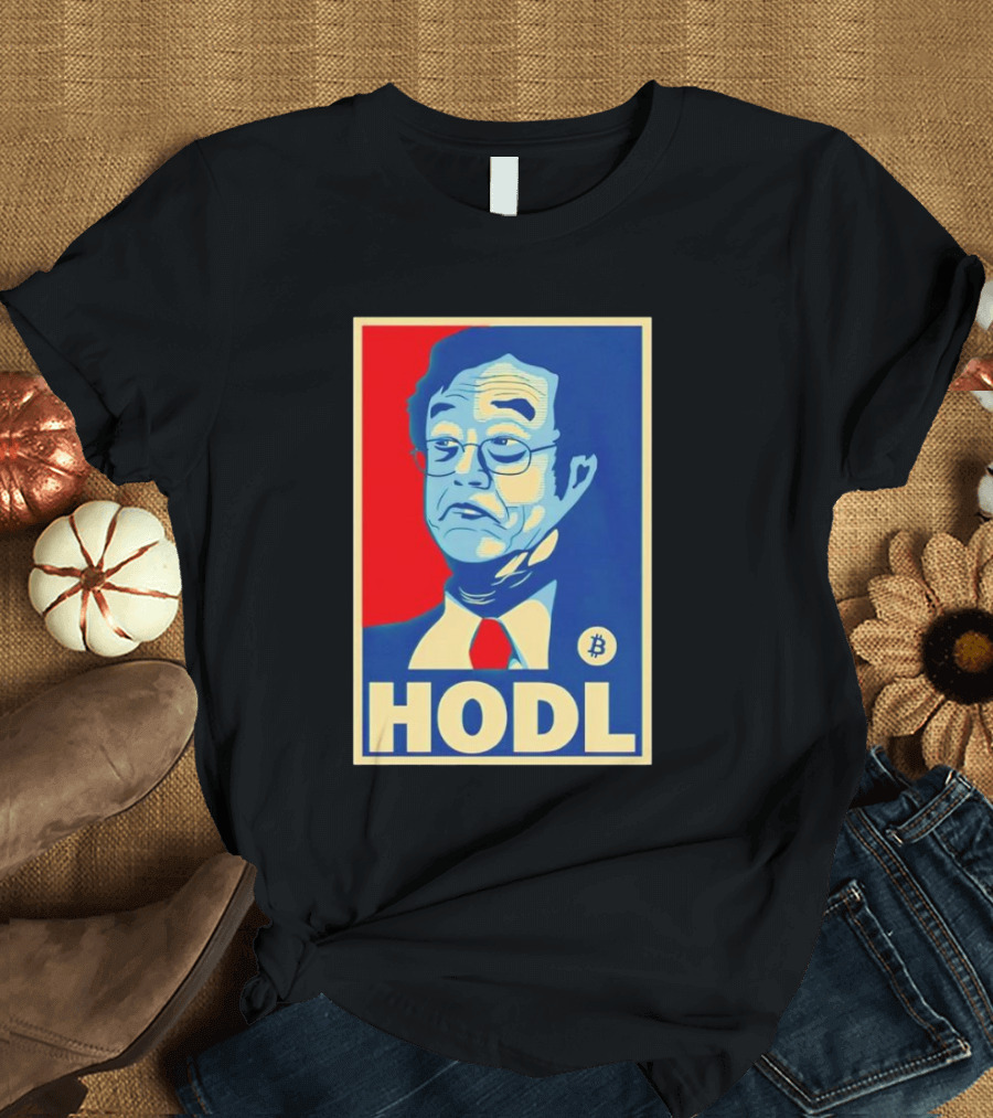 Satoshi Hodl Bitcoin Hope Poster Icon T-Shirt