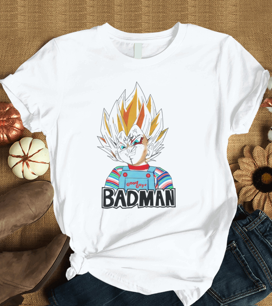 Badman Vegeta Chucky Good Guys Overalls T-Shirt