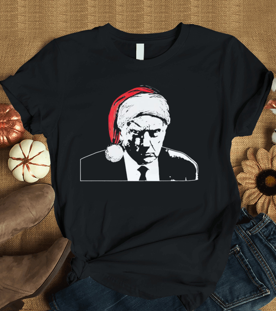 Trump Santa Hat Christmas T-Shirt