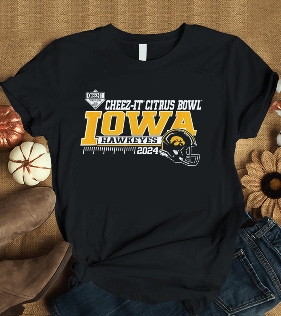Cheez-It Citrus Bowl Iowa Hawkeyes 2024 Football Helmet T-Shirt