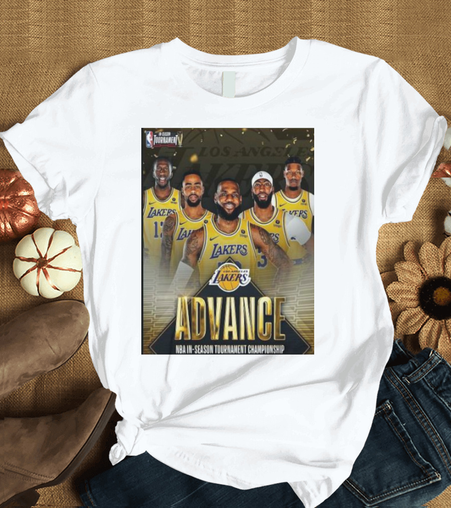 Los Angeles Lakers Advance NBA In-Season Tournament Championship T-Shirt