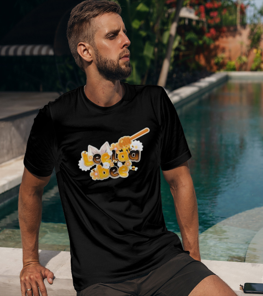 Leelaabee Honey Drizzle With Ears And Flowers T-Shirt