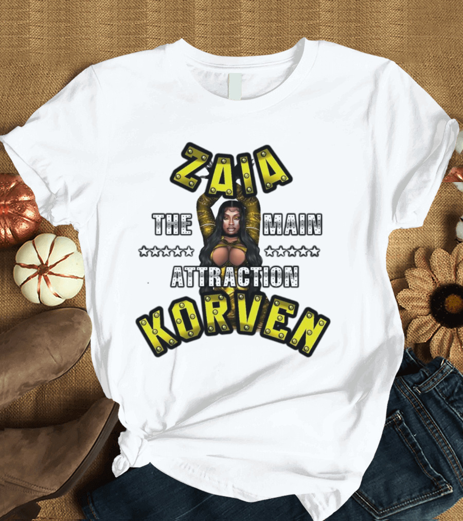 Zaia Korven The Main Attraction Stars T-Shirt