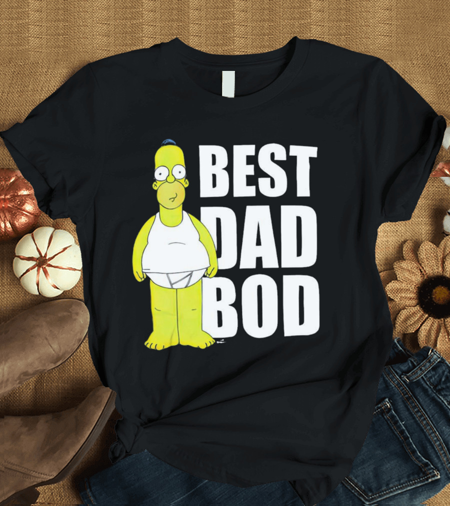 Homer Simpson Best Dad Bod The Simpsons T-Shirt