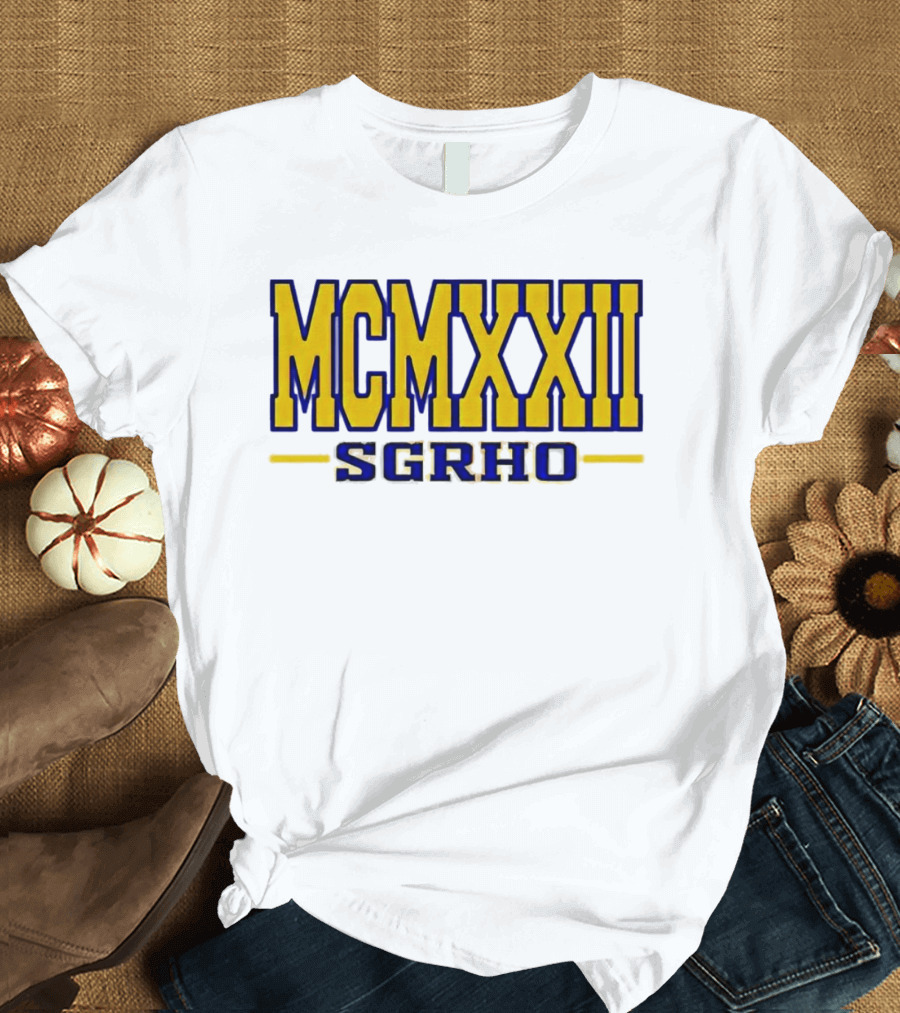 MCMXXII SGRHO Sigma Gamma Rho Sorority Founding Year T-Shirt