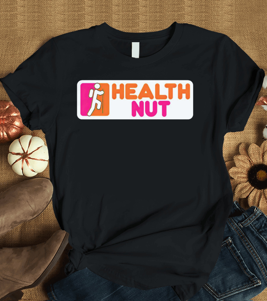 Health Nut Dunkin’ Donuts Logo Mashup T-Shirt