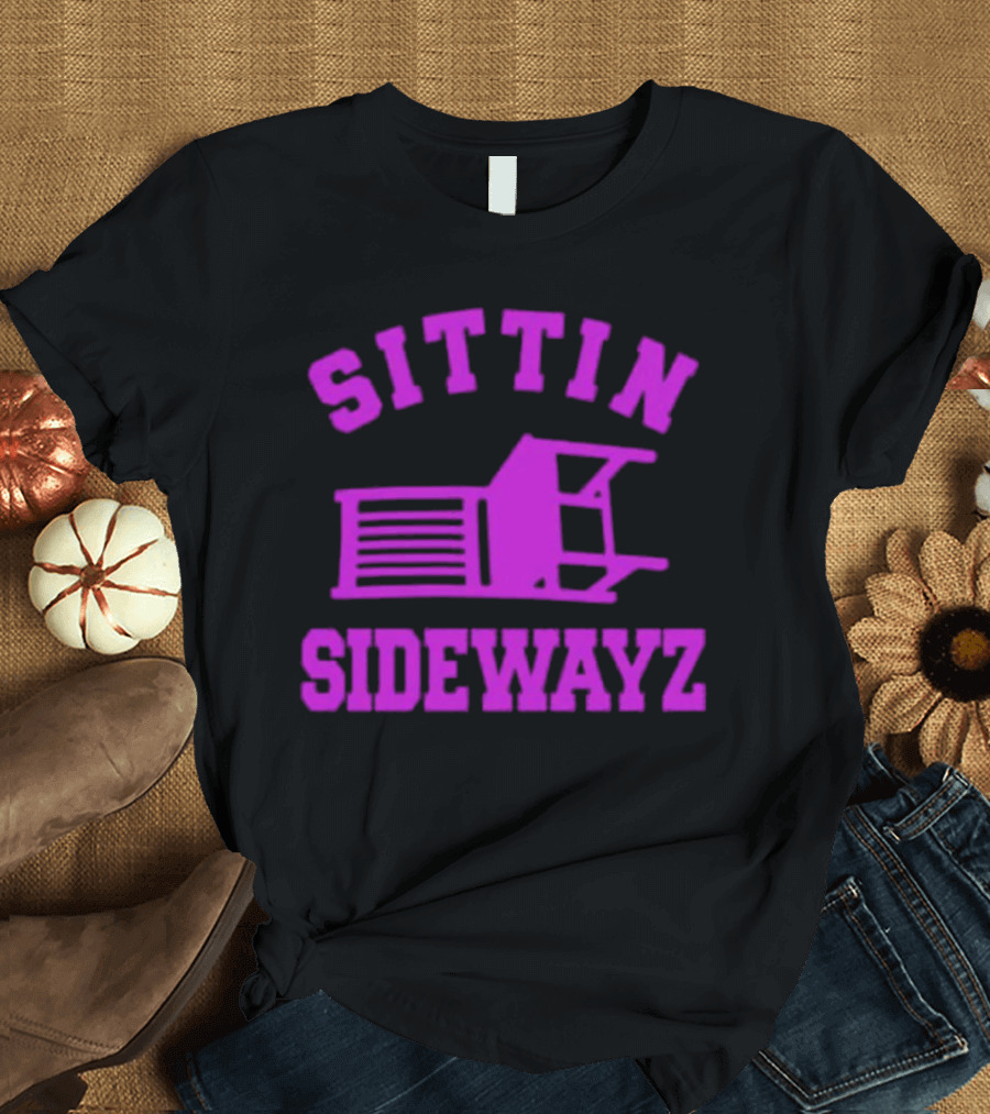 Sittin’ Sidewayz Purple Chair T-Shirt