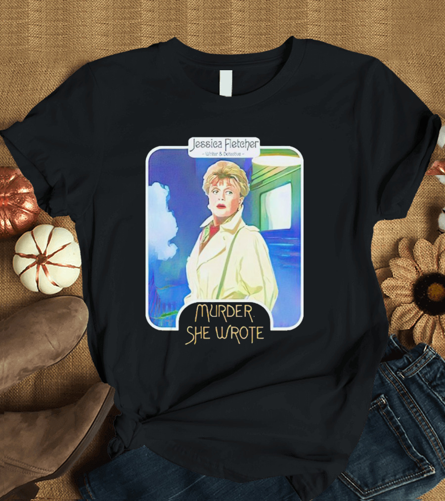 Jessica Fletcher Writer Detective Murder She Wrote T-Shirt
