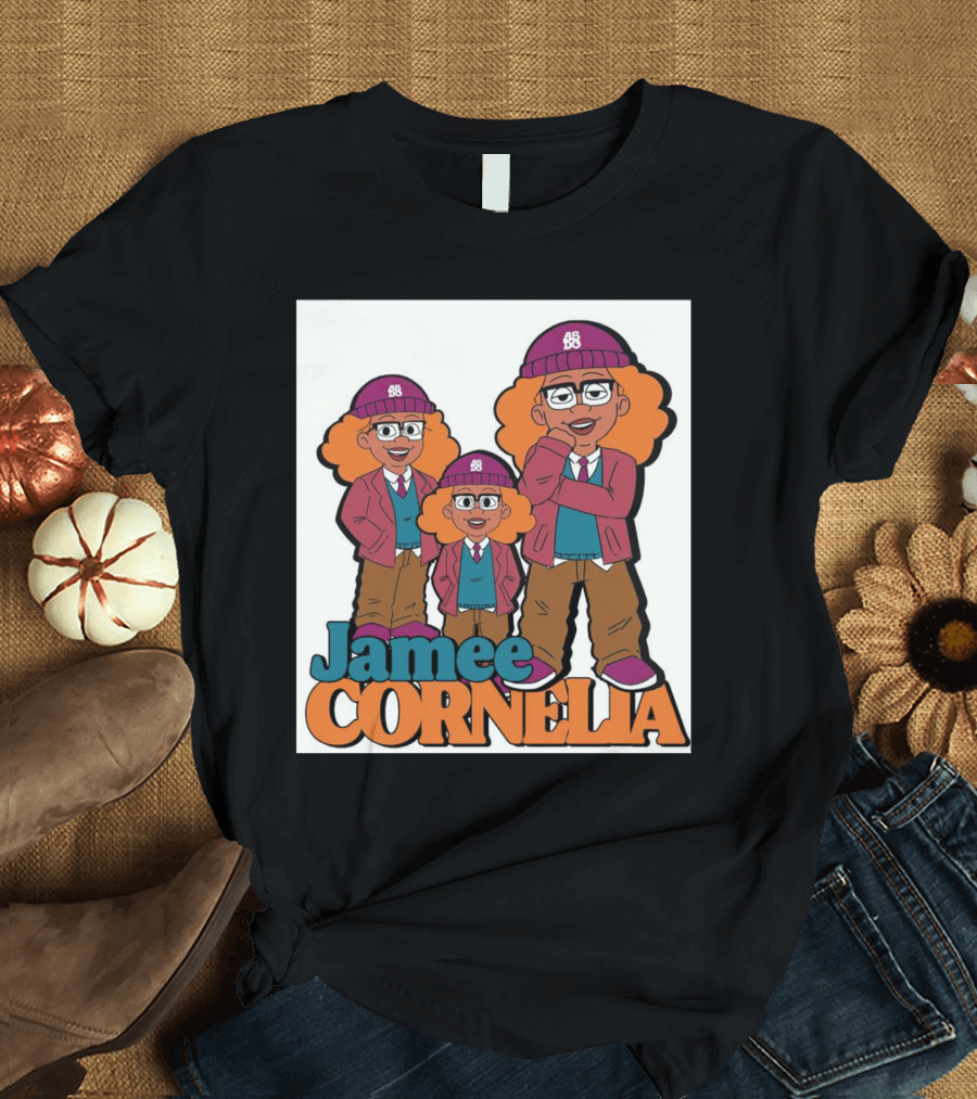 Jamee Cornelia ASDO Trio Cartoon Characters T-Shirt