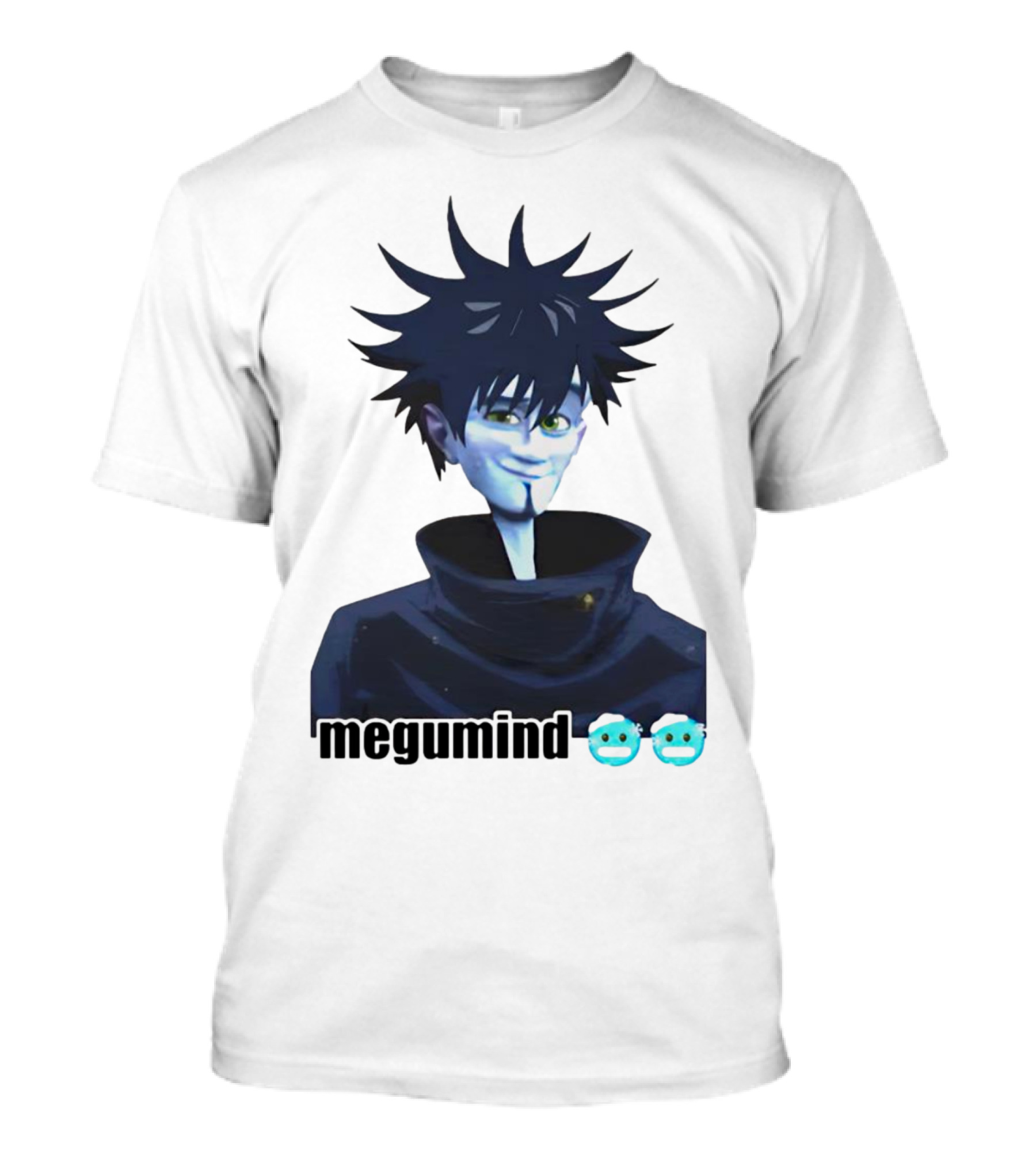 Fushiguro Megumi Megumind Emoji Face T-Shirt
