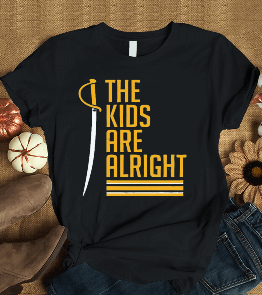 The Kids Are Alright Buffalo Sabres Sword and Stripe T-Shirt