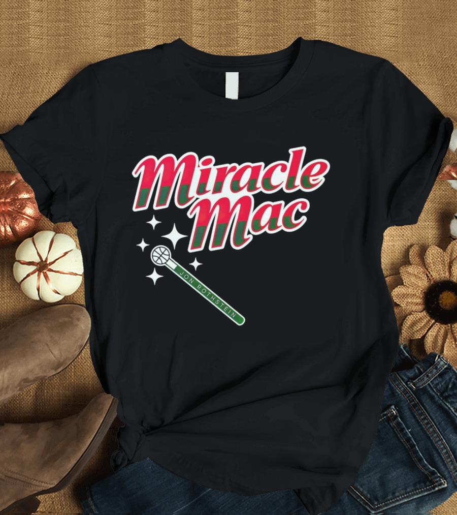 Jon Rothstein Miracle Mac Magic Basketball Stars T-Shirt