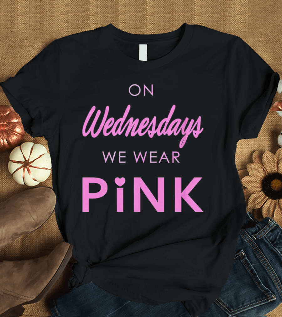 On Wednesdays We Wear Pink Mean Girls Movie T-Shirt