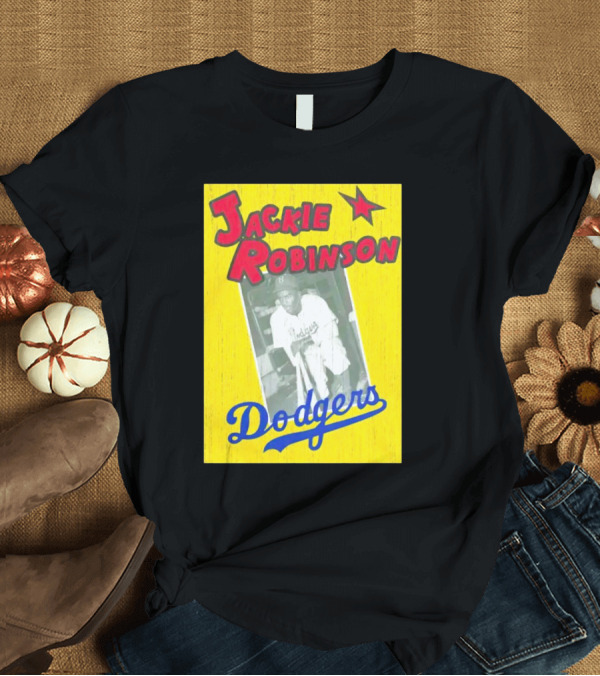 T-Shirt: Brooklyn Dodgers Jackie Robinson Vintage Mitchell and Ness T-Shirt Brooklyn Dodgers Jackie Robinson Vintage Mitchell and Ness T-Shirt