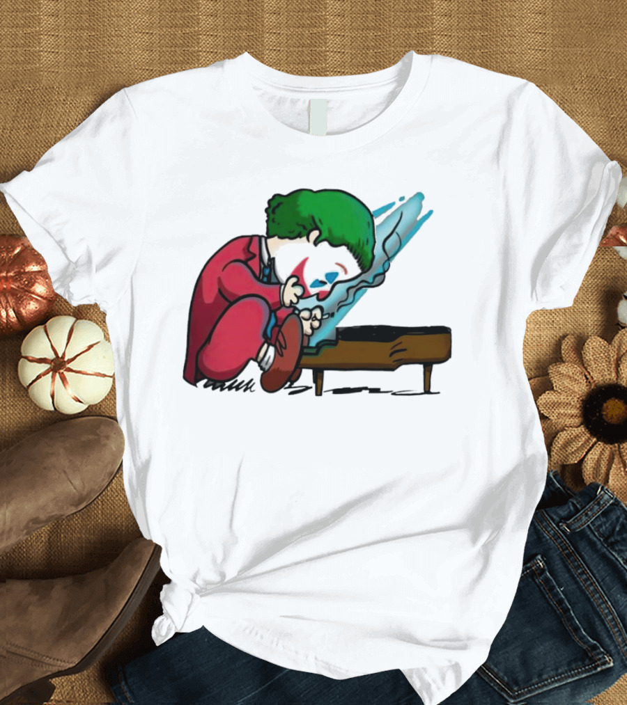Joker Playing the Piano in Peanuts Charlie Brown T-Shirt